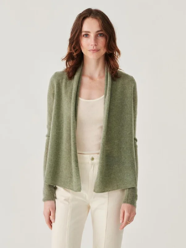 Popular Collection Cashmere Mini Trapeze - Leaf Heather