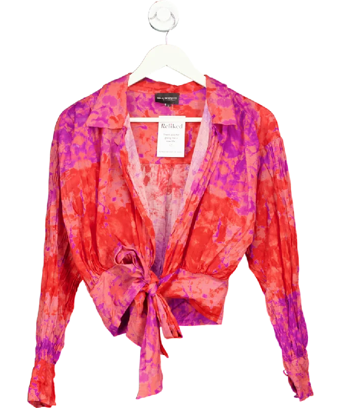 Fall Sale, Prices Drop Selia Richwood Red Tie Dye Beach Shirt UK S