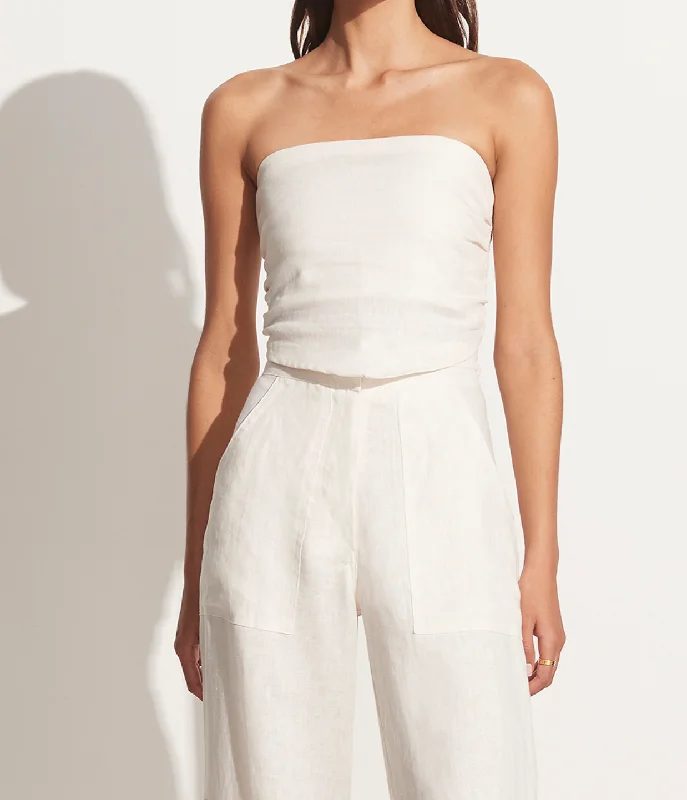Sleek Style Discounts La Loza Top - Eggshell