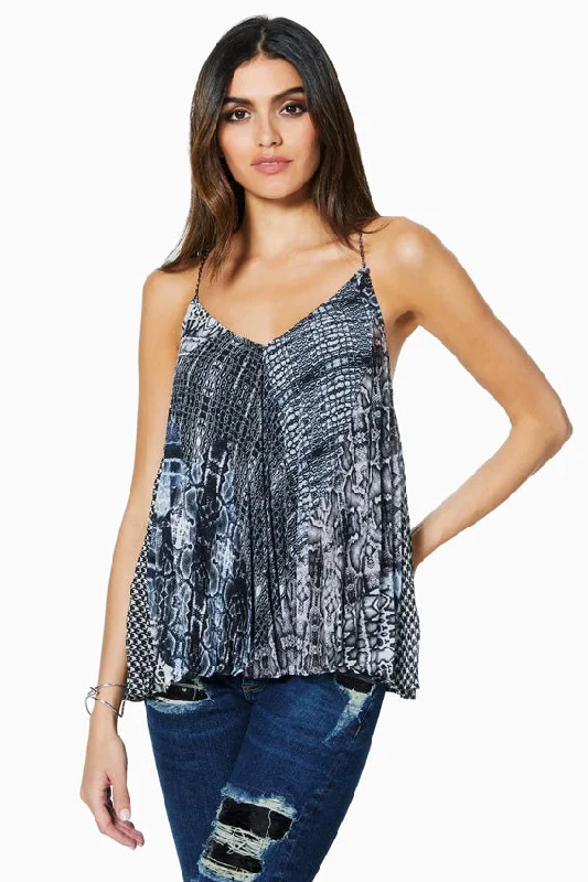 Flash Sale, Don't Miss Printed Eliora Top - Snake Combo