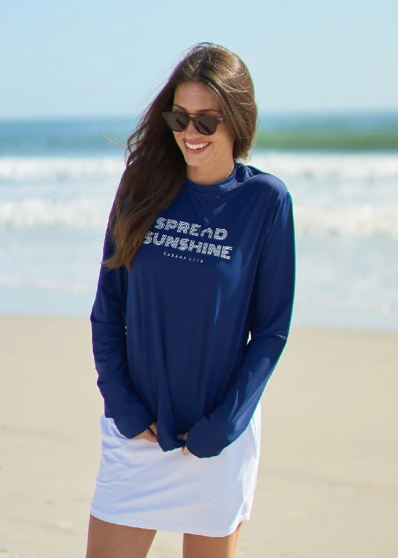 Limited-Time Offer Navy Spread Sunshine Unisex Performance Shirt