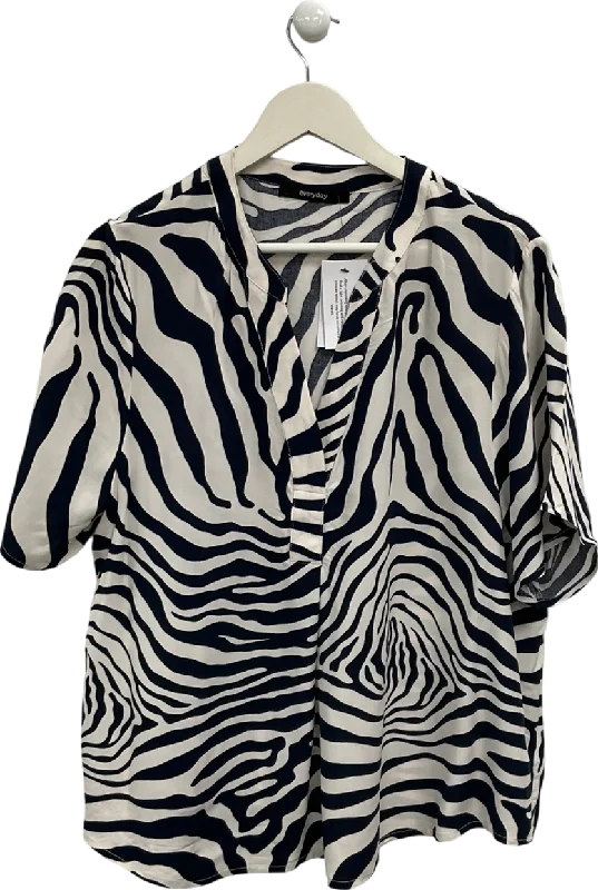Must Haves V by Very everyday Cream Swirl Patterned Top UK 12