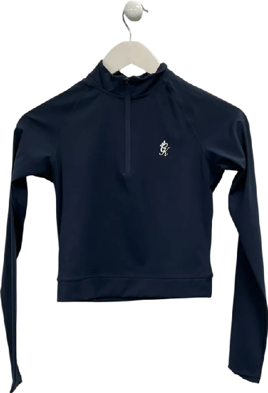 Exclusive Deals Online GYM KING Blue 1/4 Zip Funnel UK 8