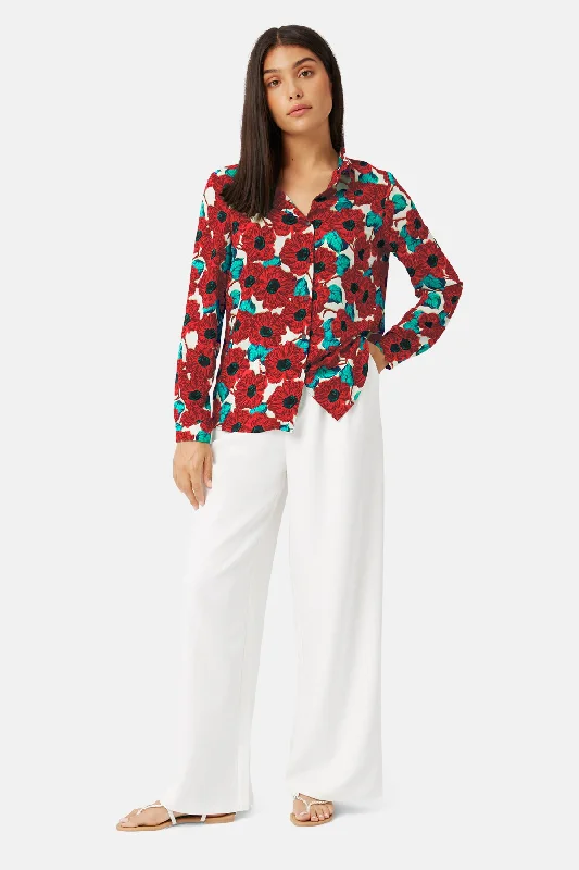 Premium Style Offers Vintage Voodoo Sneak Peak Shirt in Red