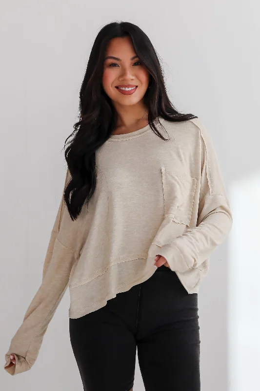 Special Offer For You FINAL SALE - Macy Pocket Top - DU DEAL