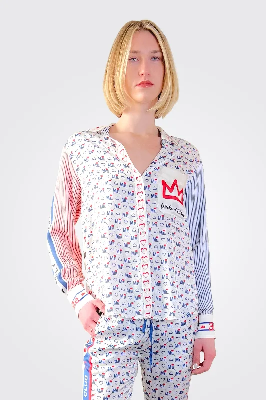 Fast Fashion Favorites Evelyn Mixed Shirt - Me Print