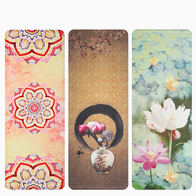 Balance Comfort And Cost With Yoga Discounts Travel Yoga Mat! 1.5mm Ultra-thin, Eco-Friendly, Natural Rubber. Beautiful Designs! Balance Comfort And Cost With Yoga Discounts Travel Yoga Mat! 1.5mm Ultra-thin, Eco-Friendly, Natural Rubber. Beautiful Designs!