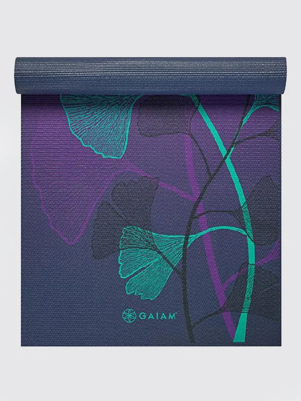 Your Perfect Yoga Essentials Now On Sale Gaiam Premium Lily Shadows Yoga Mat 6mm