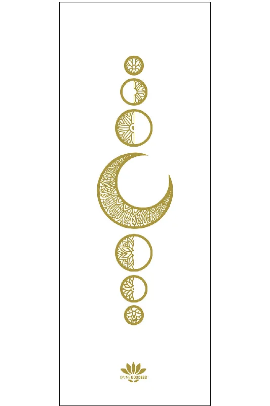 Elevate Your Experience With Must-Have Yoga Gear Luxe Lite 2MM Luna White/Gold