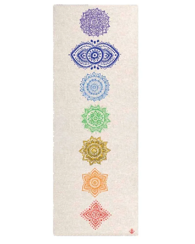 Relax, Restore, And Save On Yoga Essentials Chakra Hemp Yoga Mat - 3MM