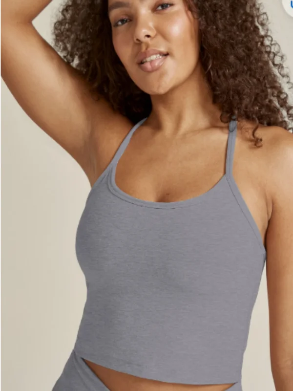 Lightweight, Breathable Yoga Wear At Special Prices Beyond Yoga Spacedye Slim Racerback Cropped Tank Lightweight, Breathable Yoga Wear At Special Prices Beyond Yoga Spacedye Slim Racerback Cropped Tank