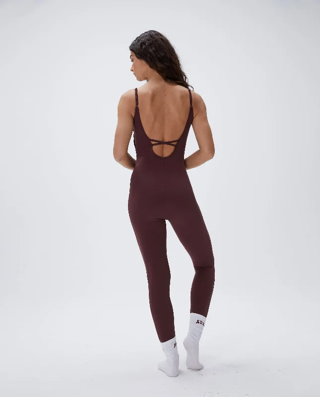 High-Quality Yoga Clothing At Budget-Friendly Prices Ultimate Low Cross Back Unitard - Burgundy High-Quality Yoga Clothing At Budget-Friendly Prices Ultimate Low Cross Back Unitard - Burgundy