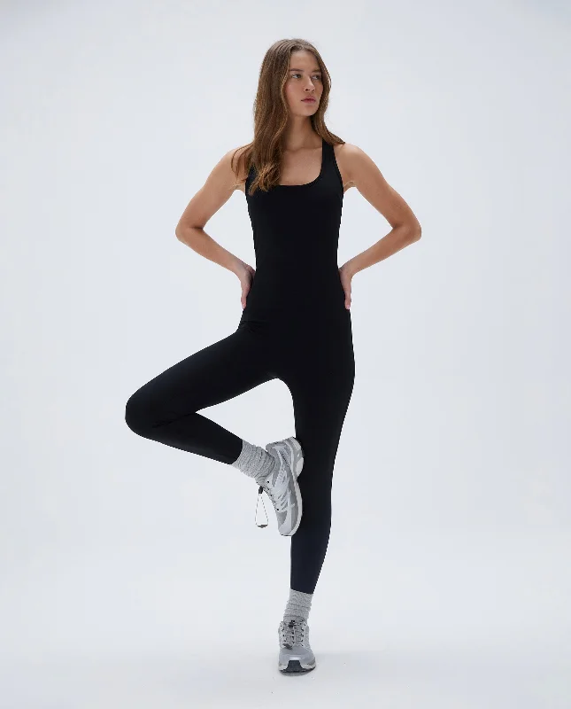 Don't Miss Out On Premium Yoga Wear Deals Ultimate Scoop Neck Racer Back Stirrup Unitard - Black Don't Miss Out On Premium Yoga Wear Deals Ultimate Scoop Neck Racer Back Stirrup Unitard - Black