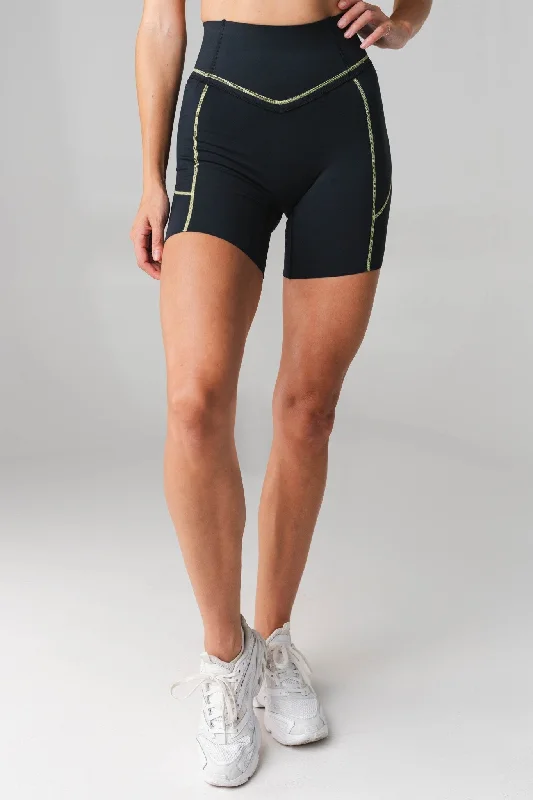High-Quality Yoga Clothing At Budget-Friendly Prices Vitality Activate Volley Short - Midnight Lime Contrast High-Quality Yoga Clothing At Budget-Friendly Prices Vitality Activate Volley Short - Midnight Lime Contrast
