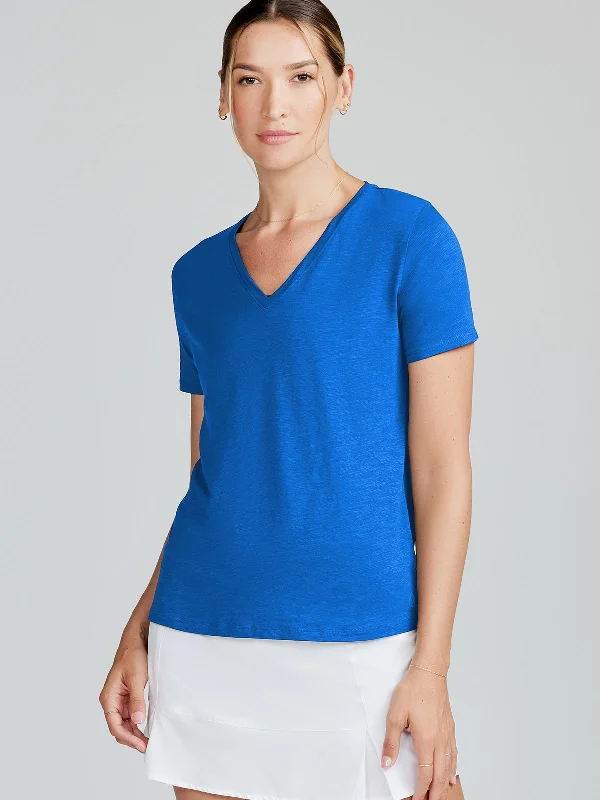 Breathe Easy In Comfortable Yoga Outfits All Day V-Neck T-Shirt