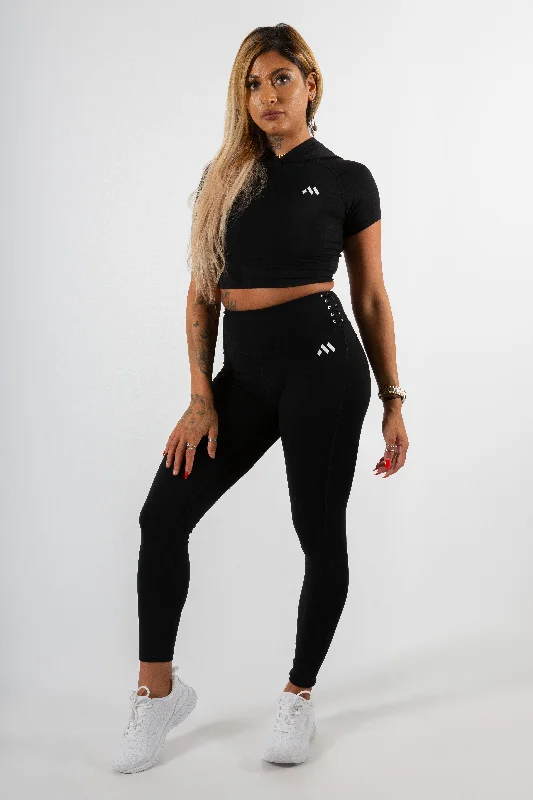 Find Your Perfect Fit With Discounted Yoga Outfits CHELSEA SHORT SLEEVE HOODIE