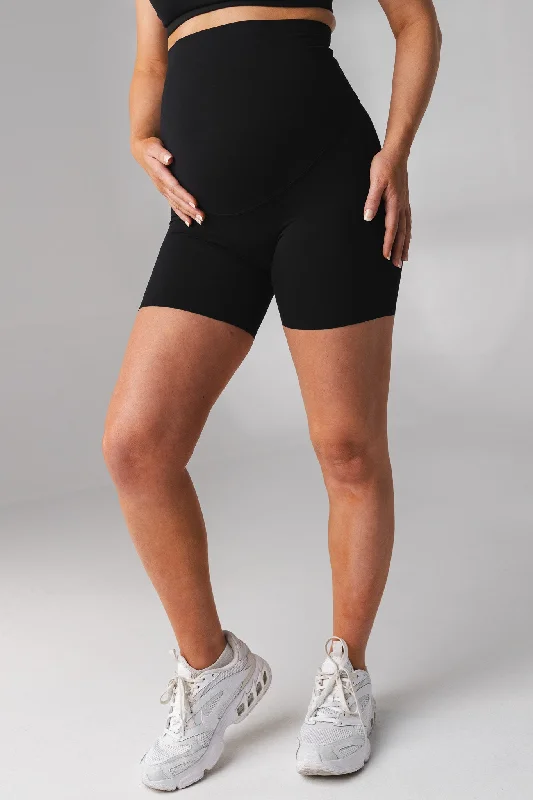 Soft, Stretchy, And Super Affordable Yoga Wear Cloud II™ Maternity Volley Short - Midnight
