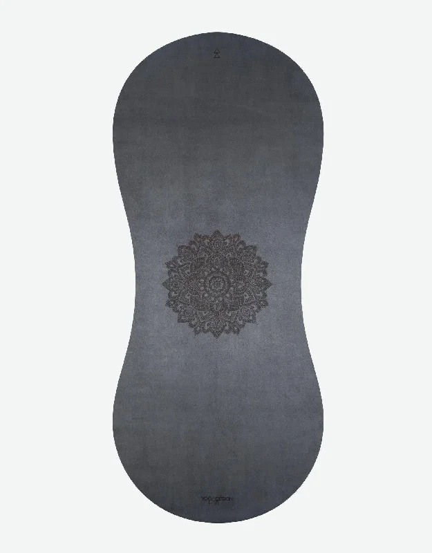 Breathe Deeper, Save Bigger On Yoga Must-Haves Curve Yoga Mat - 3.5mm - Mandala Charcoal - Large yoga Mat For Tall Yogis Breathe Deeper, Save Bigger On Yoga Must-Haves Curve Yoga Mat - 3.5mm - Mandala Charcoal - Large yoga Mat For Tall Yogis
