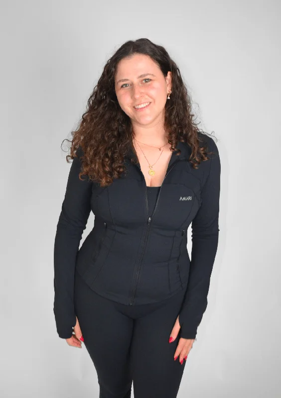 Upgrade Your Yoga Wardrobe For Less Essentials Jacket - Black
