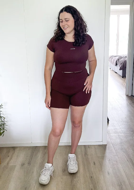 Premium Yoga Wear At Special Discounts Essentials Shorts - Chocolate
