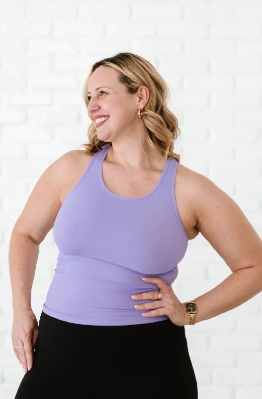 Breathable, Moisture-Wicking, And Budget-Friendly Full Length Racerback - Lavender