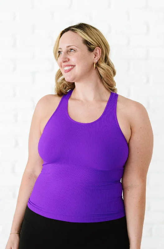 The Perfect Blend Of Comfort And Savings Full Length Racerback - Neon Purple