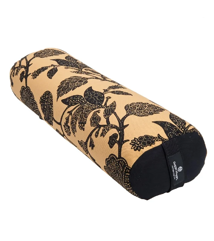 Move With Confidence, Save With Ease Hugger Mugger Junior Printed Yoga Bolster Caramel Lotus Move With Confidence, Save With Ease Hugger Mugger Junior Printed Yoga Bolster Caramel Lotus