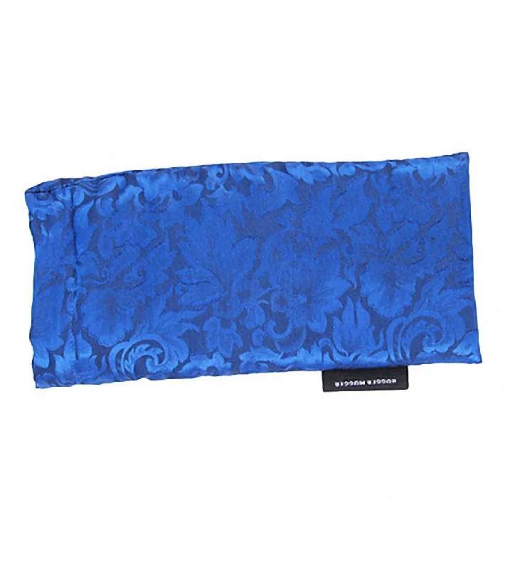 Find Your Flow With Our Yoga Sale Hugger Mugger Silk Yoga Eye Pillow - Beads Cobalt