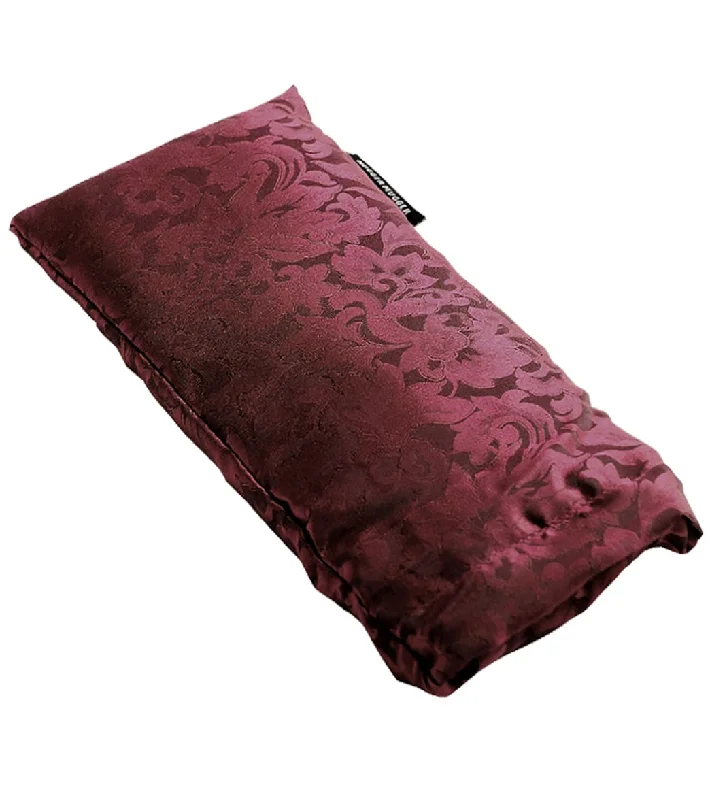 Flexible Prices For Flexible Moves Hugger Mugger Silk Yoga Eye Pillow - Flax Merlot