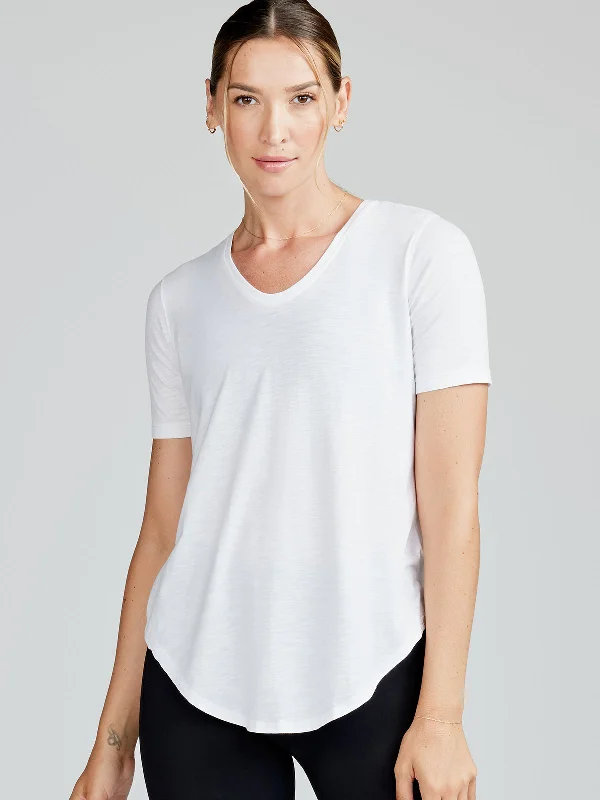 Embrace Comfort With Yoga Wear On Sale Longline T-Shirt