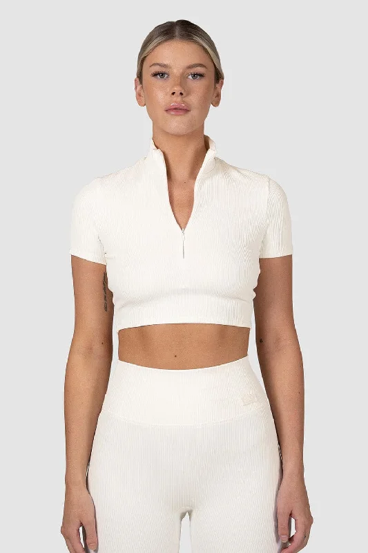 Namaste And Save On Yoga Apparel LUXRIB™ Mock Crop