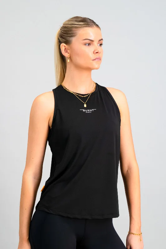 Flow In Comfort With Stylish Discounts Essential Tank - Black