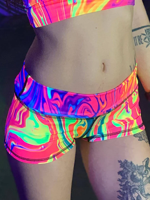 Move Freely With Premium Yoga Clothes At Great Prices Neon Nuclear Yoga Shorts