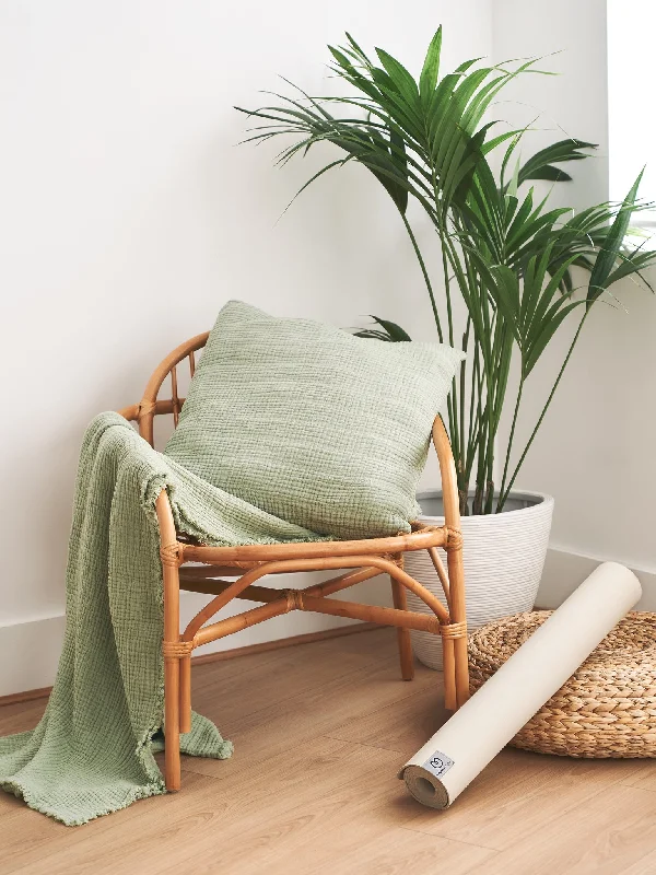 Strengthen Your Practice, Lower Your Costs Yogamatters Luxe Organic Cotton Muslin Cushion Strengthen Your Practice, Lower Your Costs Yogamatters Luxe Organic Cotton Muslin Cushion