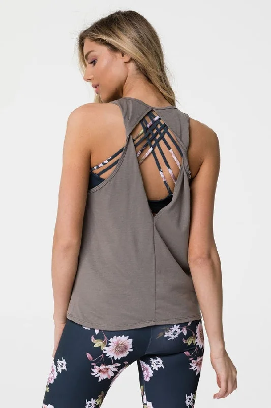 From Warm-Ups To Cooldowns, Shop And Save ONZIE // FLOW TANK - DUST