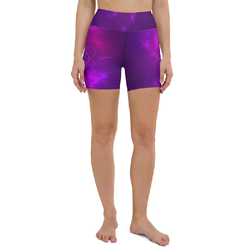 The Best Yoga Wear At The Best Prices Purple Passion High Waist Yoga Shorts