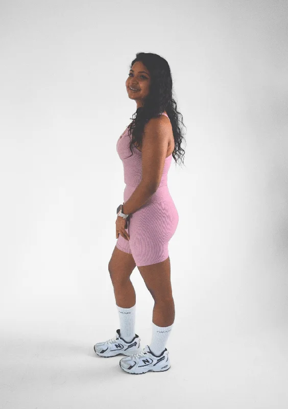 Comfortable, Stylish, And Now More Affordable Ribbed Shorts - Summer Blossom