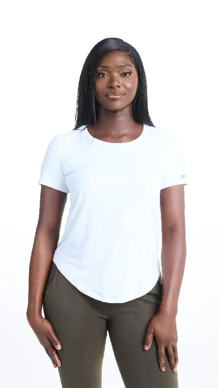 Flow In Comfort With Stylish Discounts Sele Short-Sleeve T-Shirt - White