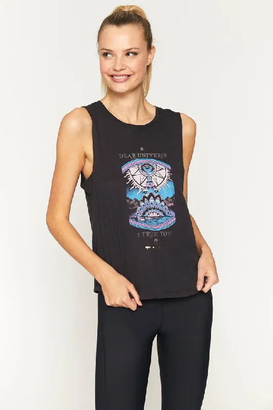 Affordable Activewear Designed For Movement SPIRITUAL GANGSTER // DEAR MUSCLE TANK - VINTAGE BLACK Affordable Activewear Designed For Movement SPIRITUAL GANGSTER // DEAR MUSCLE TANK - VINTAGE BLACK