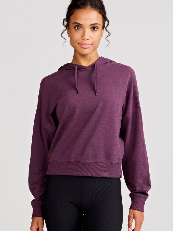 Stretch In Style With Budget-Friendly Yoga Wear Studio Fleece Hoodie