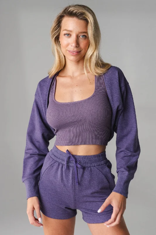 Stretch Your Limits, Not Your Wallet Vitality Studio Shrug - Violet Marl