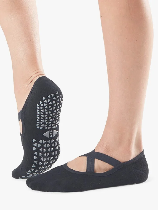 Premium Yoga Accessories At Reduced Prices Tavi Noir Chloe Grip Socks - Ebony