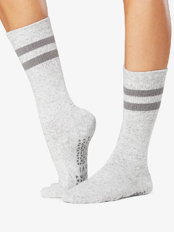 Yoga Accessories At Unbeatable Prices Tavi Noir Kai Grip Socks - Heather/Light Grey