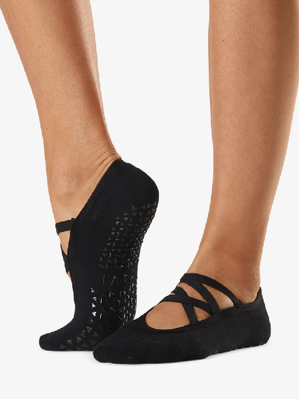 The Best Yoga Props At The Best Prices Tavi Noir Luanna Grip Socks - Ebony