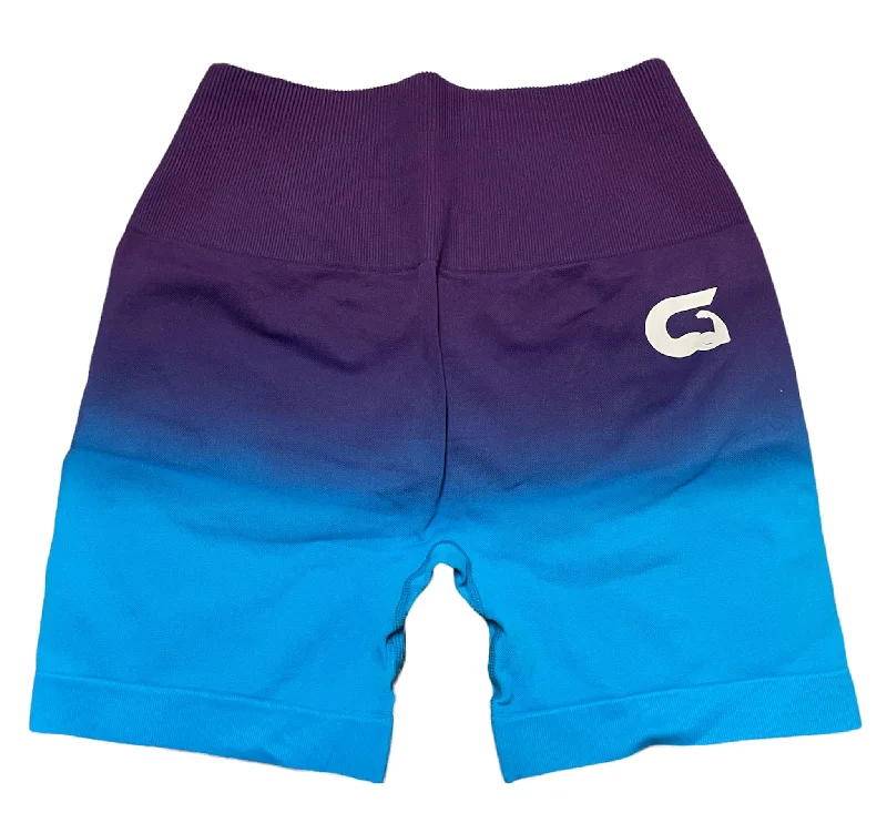 High-Quality Yoga Clothing At Budget-Friendly Prices Tie Dye Yoga Shorts (Blue)