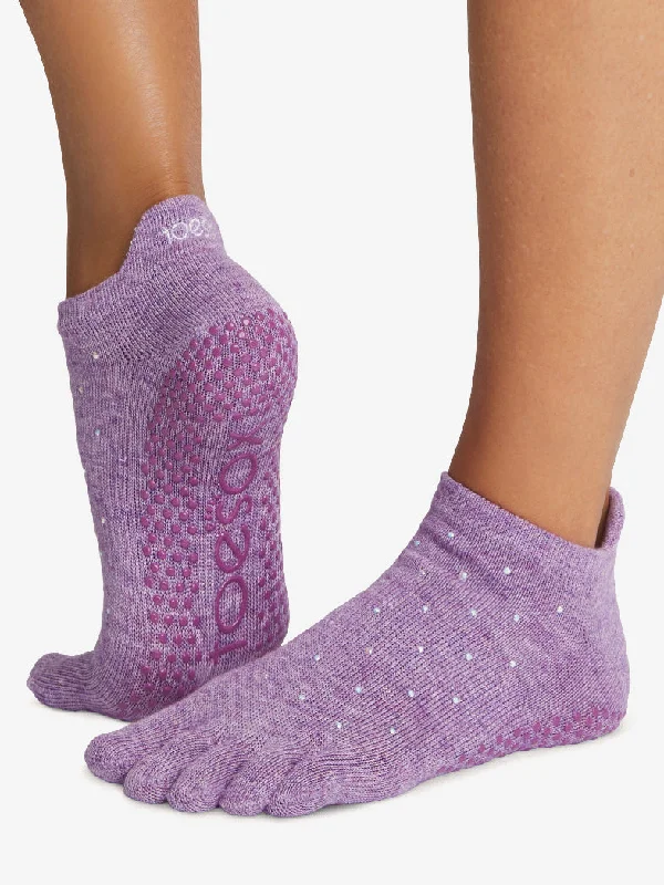 Feel Good, Look Great, Spend Less On Yoga Gear ToeSox Full Toe Low Rise Grip Socks - Violet Twinkle Feel Good, Look Great, Spend Less On Yoga Gear ToeSox Full Toe Low Rise Grip Socks - Violet Twinkle
