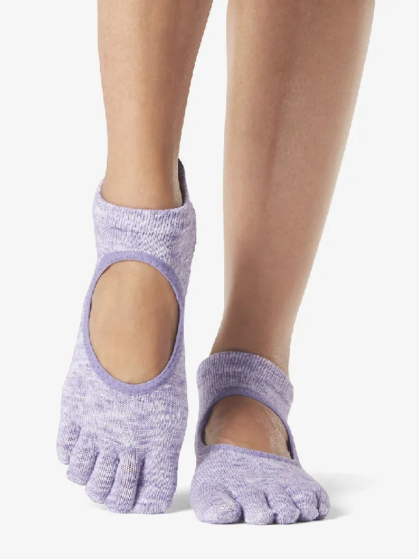 Strengthen Your Practice, Lower Your Costs Toesox Grip Full Toe Bellarina - Heather Purple