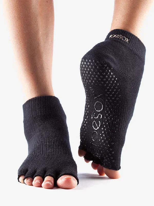 Essential Yoga Tools Now At Unbeatable Prices ToeSox Half Toe Ankle - Black