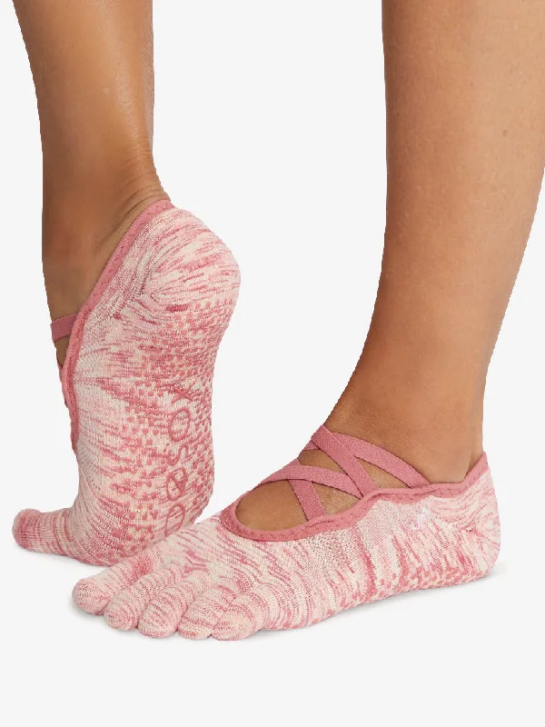 Comfort, Quality, And Savings In Every Pose ToeSox Tec Grip Full Toe Elle - Power