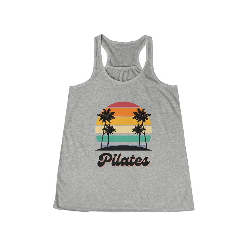 Look And Feel Your Best With Discounted Yoga Clothing Tropical Pilates Tank Top